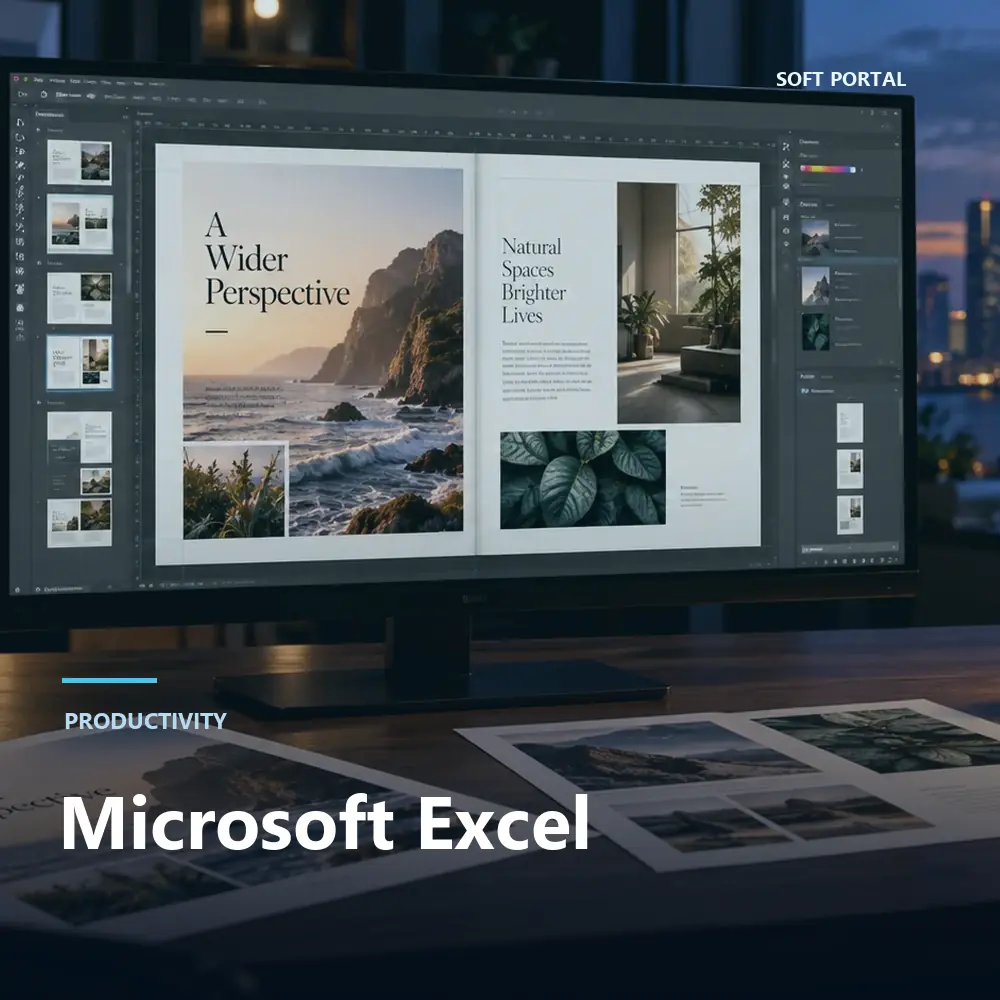 Editorial artwork for Microsoft Excel in a Windows workspace