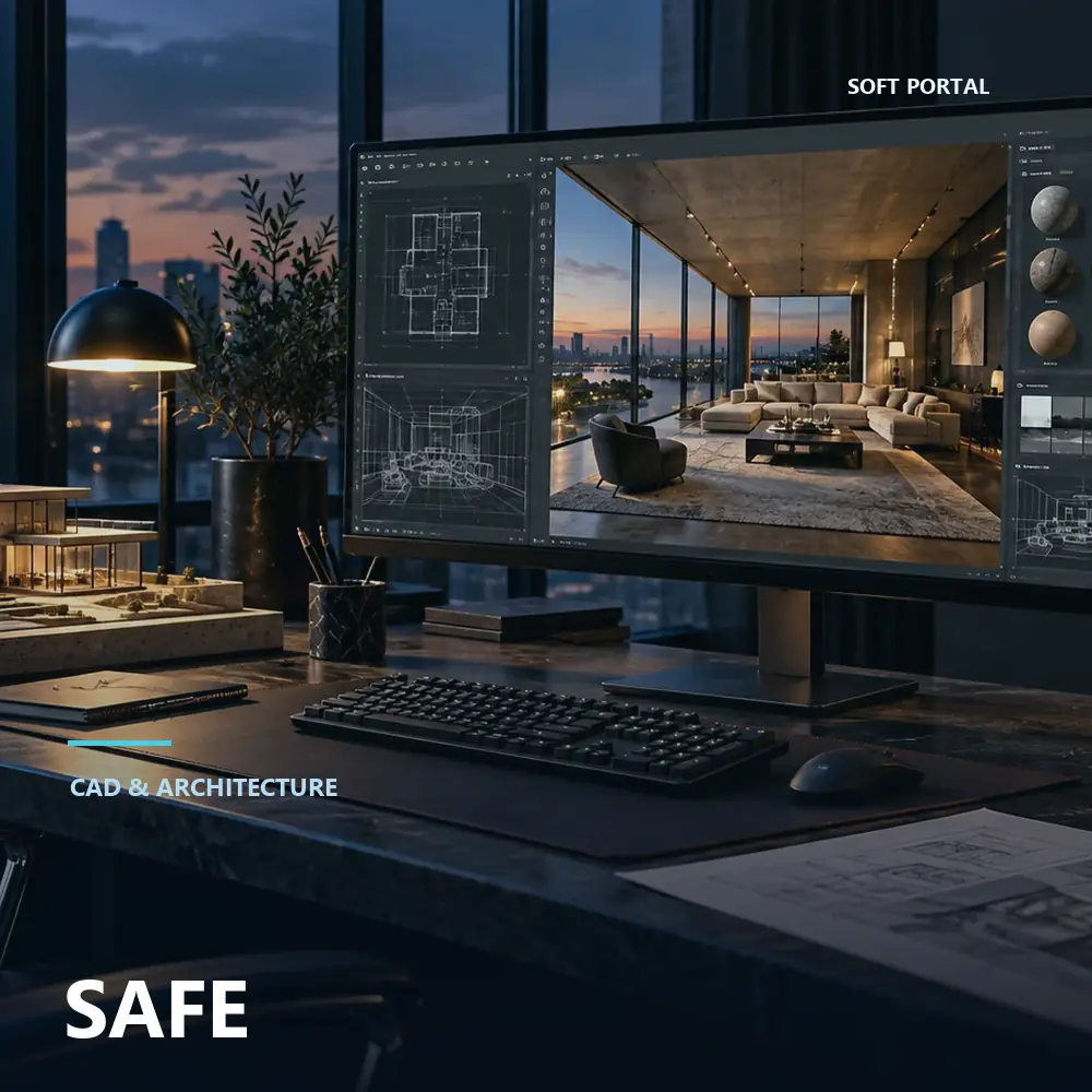 Editorial artwork for SAFE in a Windows workspace