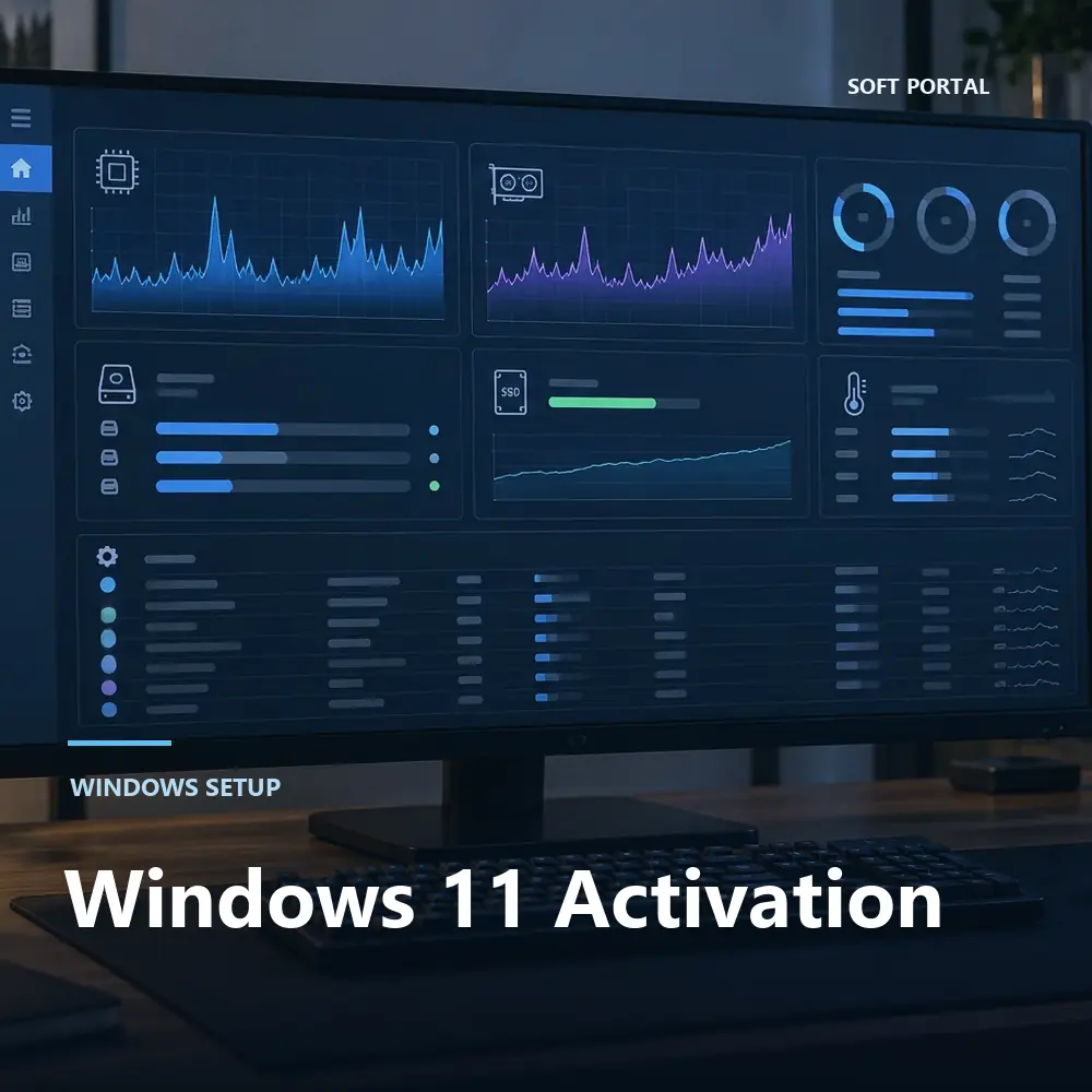 Windows 11 desktop illustration